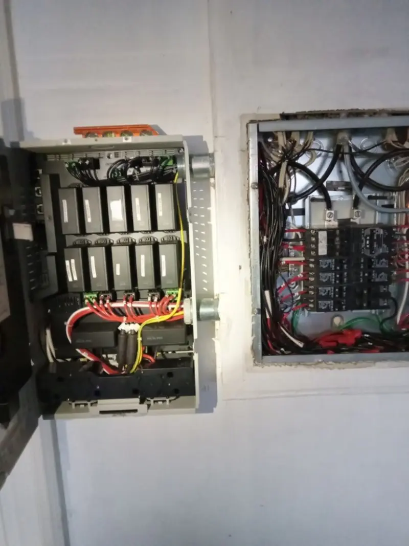 Electrical panel upgrade completed for Commercial Electrician Services in Rocky Mount
